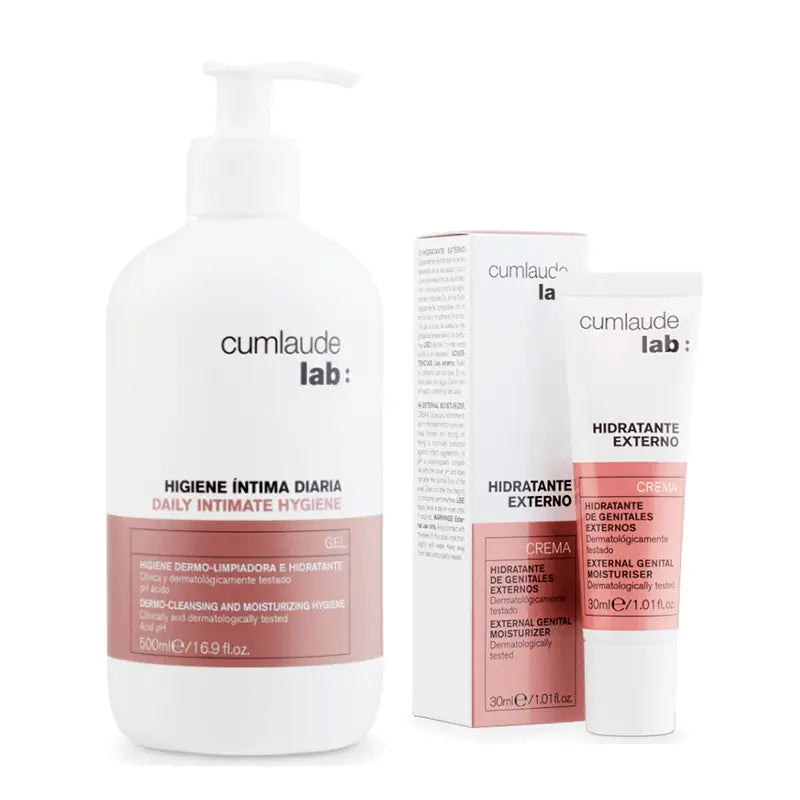 Cumlaude Lab Confezione igiene intima 500Ml + Idratante esterno 30 Ml