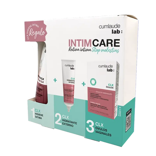 Cumlaude Lab Pack Stop Discomfort Clx Idratante Esterno 30 Ml + Clx Ovulo + Regalo Igiene Intima 100 Ml