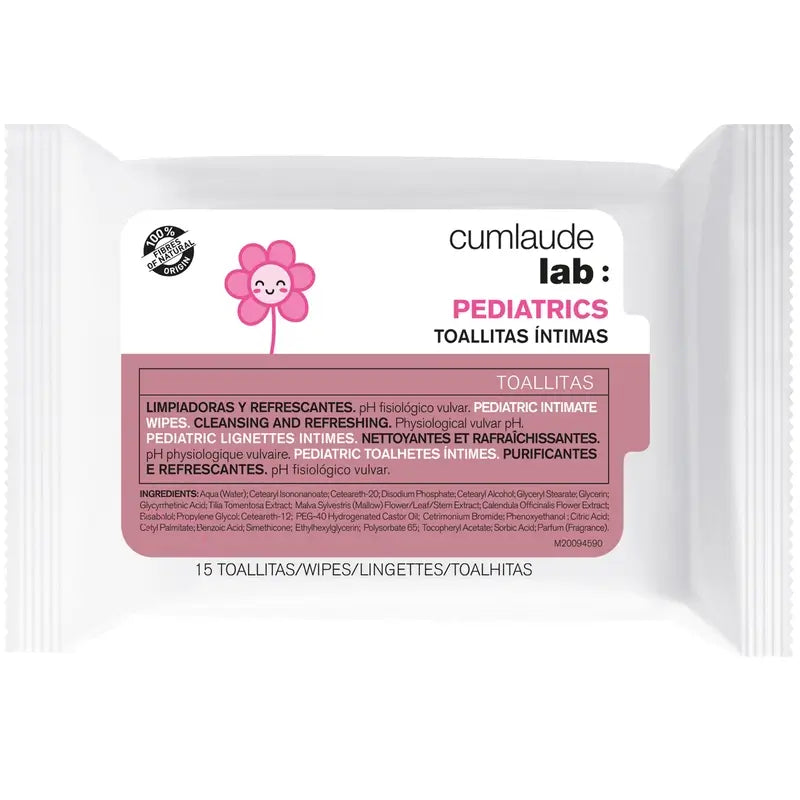 Salviette intime Cumlaude Lab Pediatrics, 15 unità