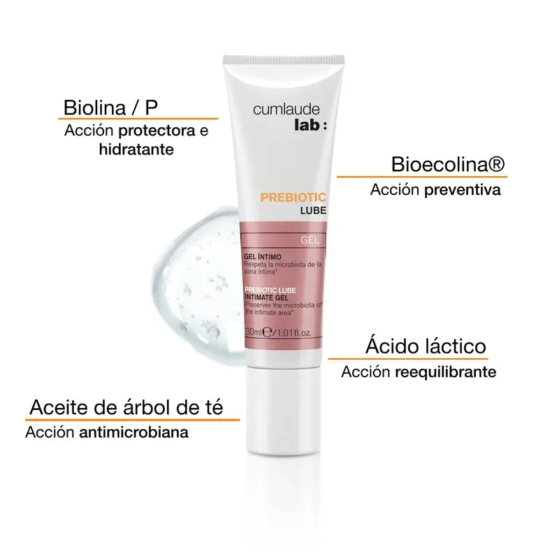 Cumlaude Lab Prebiotic Lube Lubrificante protettivo e preventivo, 30 Ml