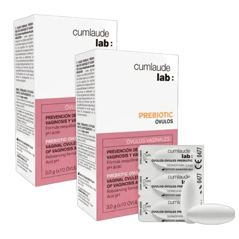 Cumlaude Lab Prebiotic, Confezione 2 x 10 ovuli vaginali