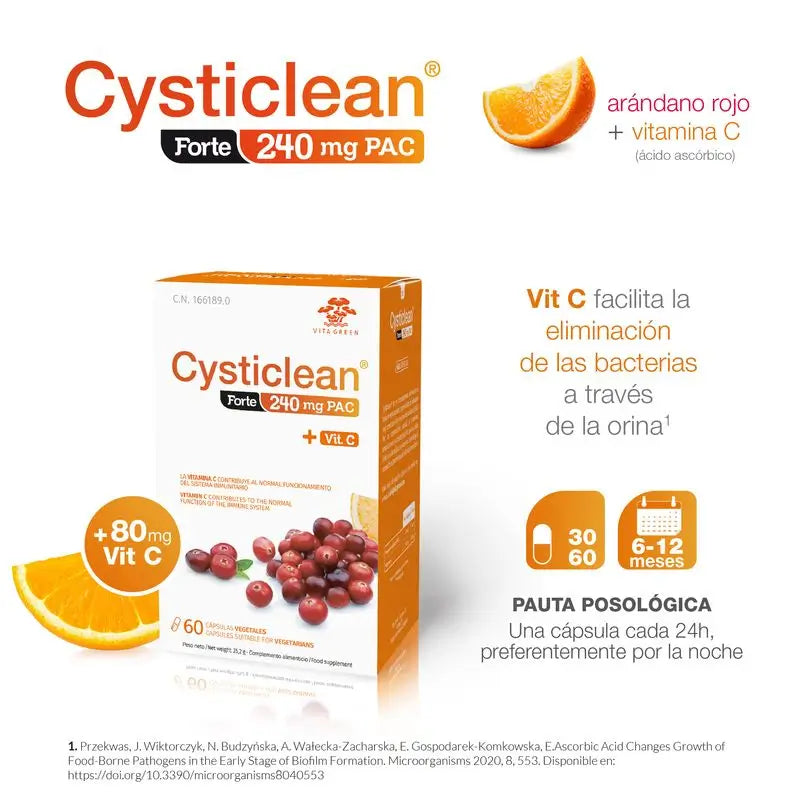 Cysticlean Forte 240 Mg Pac, 30 bustine