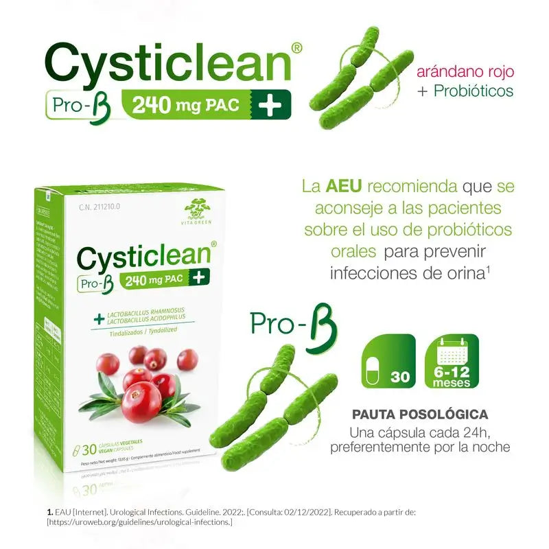 Cysticlean Prob 240 Mg Pac, 30 capsule
