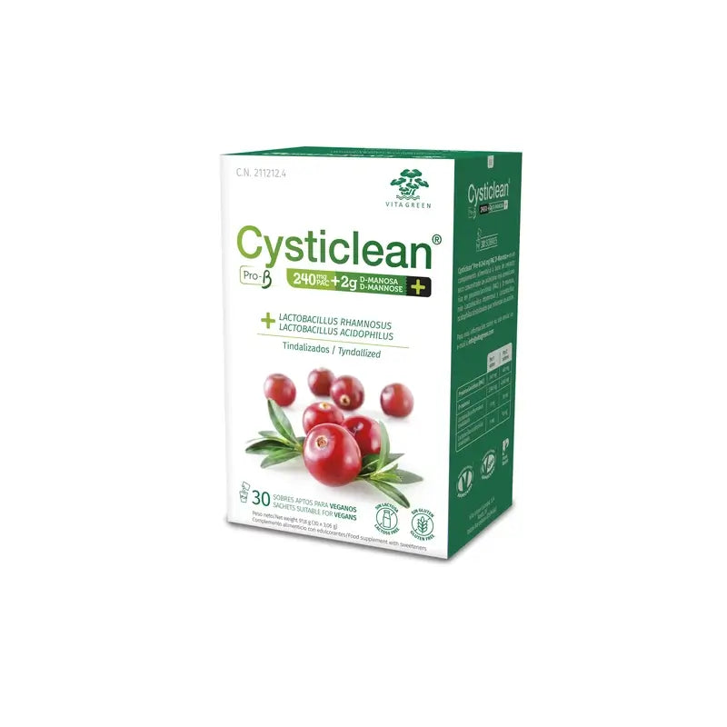 Cysticlean Prob-D Mannose 240 Mg Pac, 30 bustine