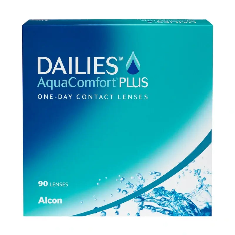 Dailies AquaComfort Plus Lenti sferiche giornaliere , 90 unità