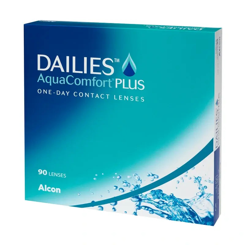 Dailies AquaComfort Plus Lenti sferiche giornaliere , 90 unità