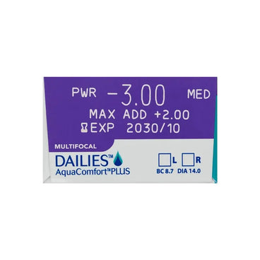 Dailies AquaComfort Plus Lenti multifocali giornaliere , 30 unità