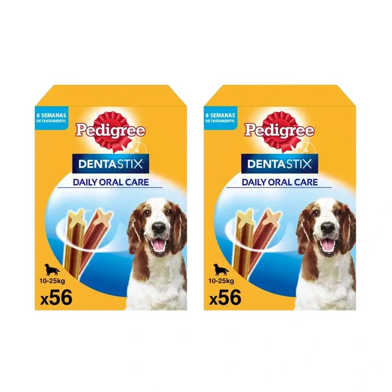 Dentastix Pedigree Confezione Media, 2X56pz.