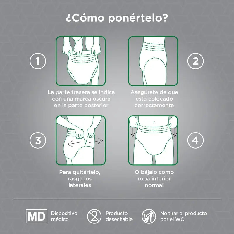 Pannolino per adulti maschile Depend Normal L/Xl , 9 pezzi