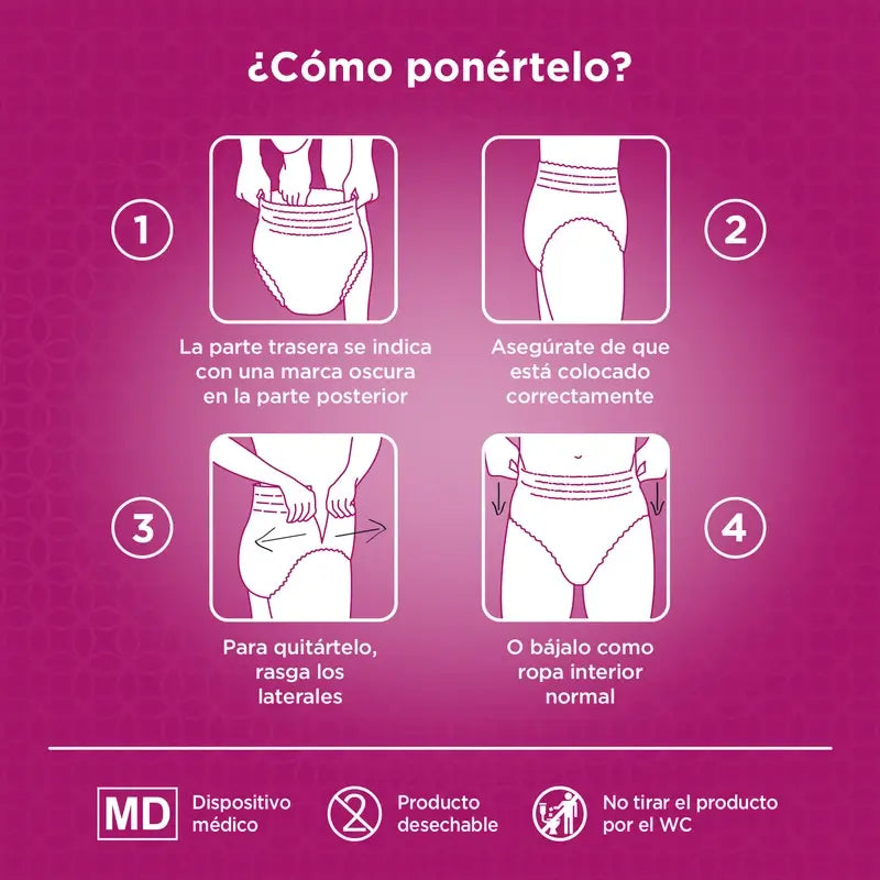 Depend Super S/M Pannolino maschio adulto, 10 pezzi.