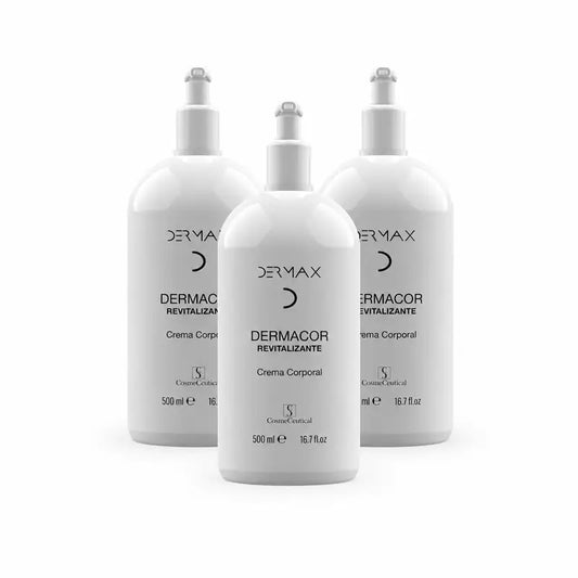 Dermax Dermacor Crema per il corpo, confezione da 3 x 500 ml