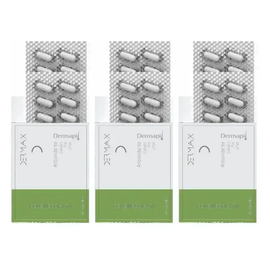 Dermax Dermapil Capelli, pelle e unghie, confezione da 3 x 30 capsule
