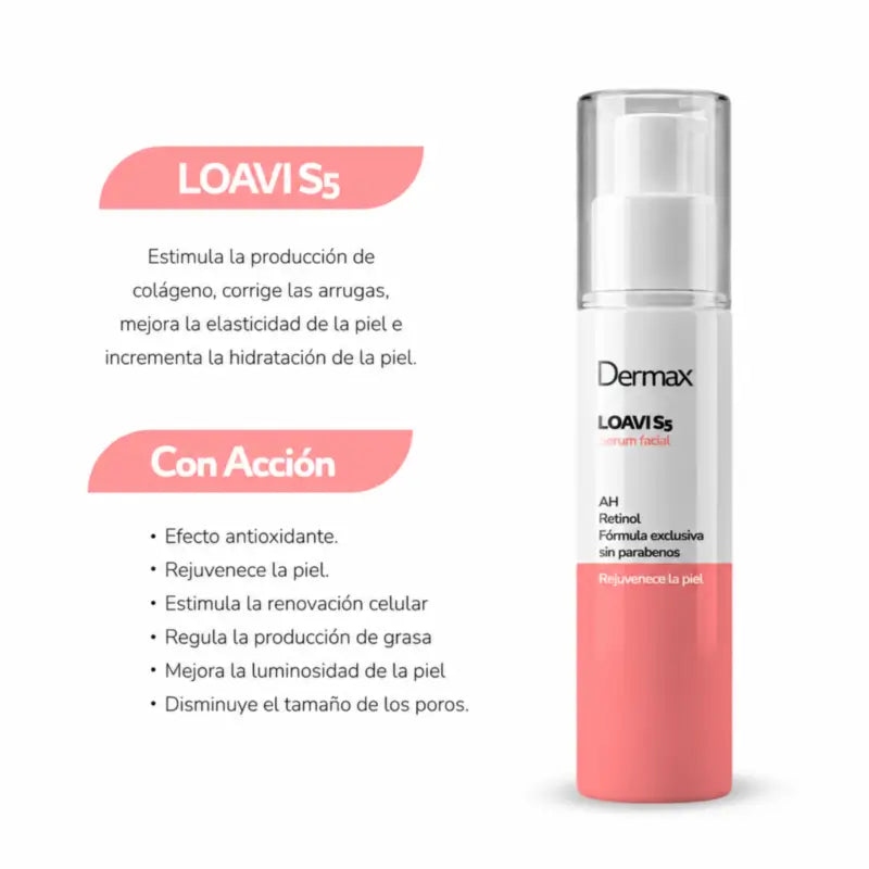 Dermax Loavi S5 Siero al Retinolo, 30 ml