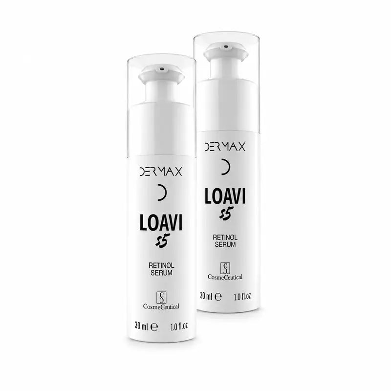 Dermax Loavi S5 Siero al retinolo, confezione da 2 x 30 ml