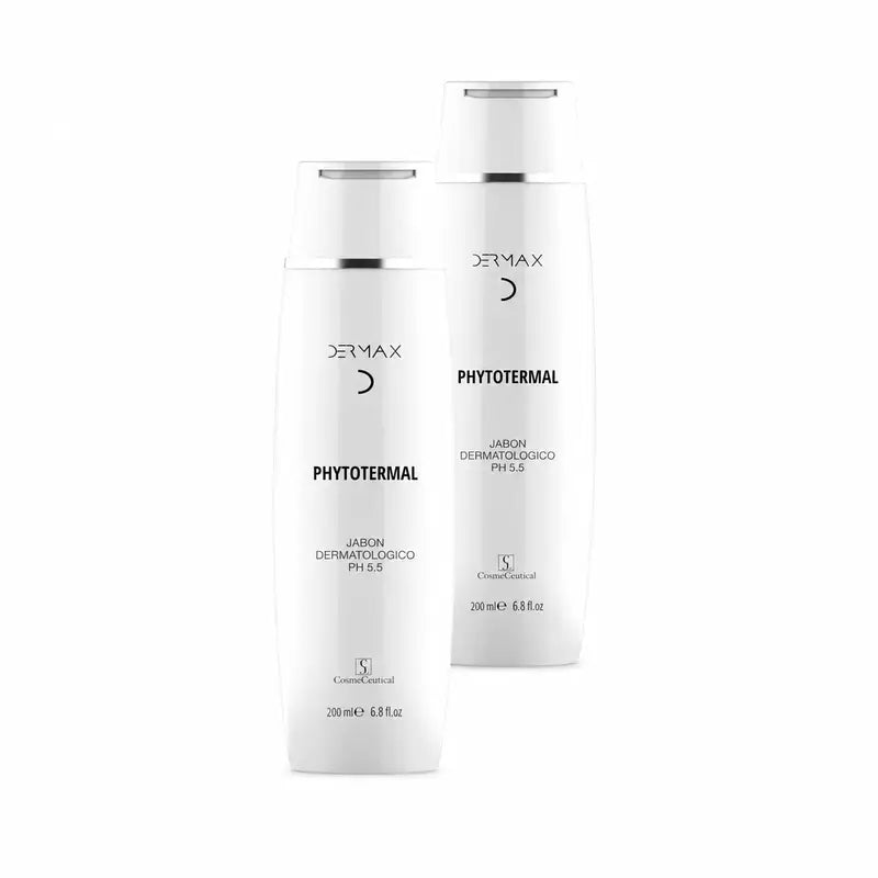 Dermax Phytotermal Sapone dermatologico pH 5,5, confezione da 2 x 200 ml