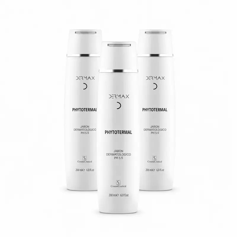 Dermax Phytotermal Sapone dermatologico pH 5,5, confezione da 3 x 200 ml