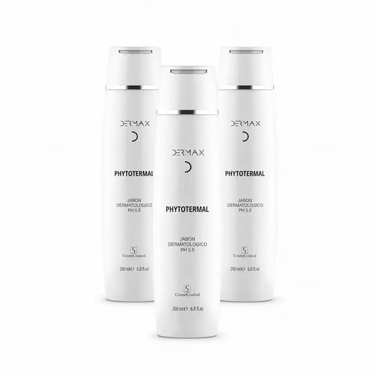 Dermax Phytotermal Sapone dermatologico pH 5,5, confezione da 3 x 200 ml