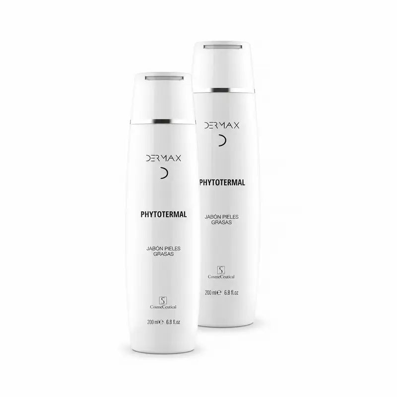 Dermax Phytotermal Sapone per pelli grasse, confezione da 2 x 200 ml