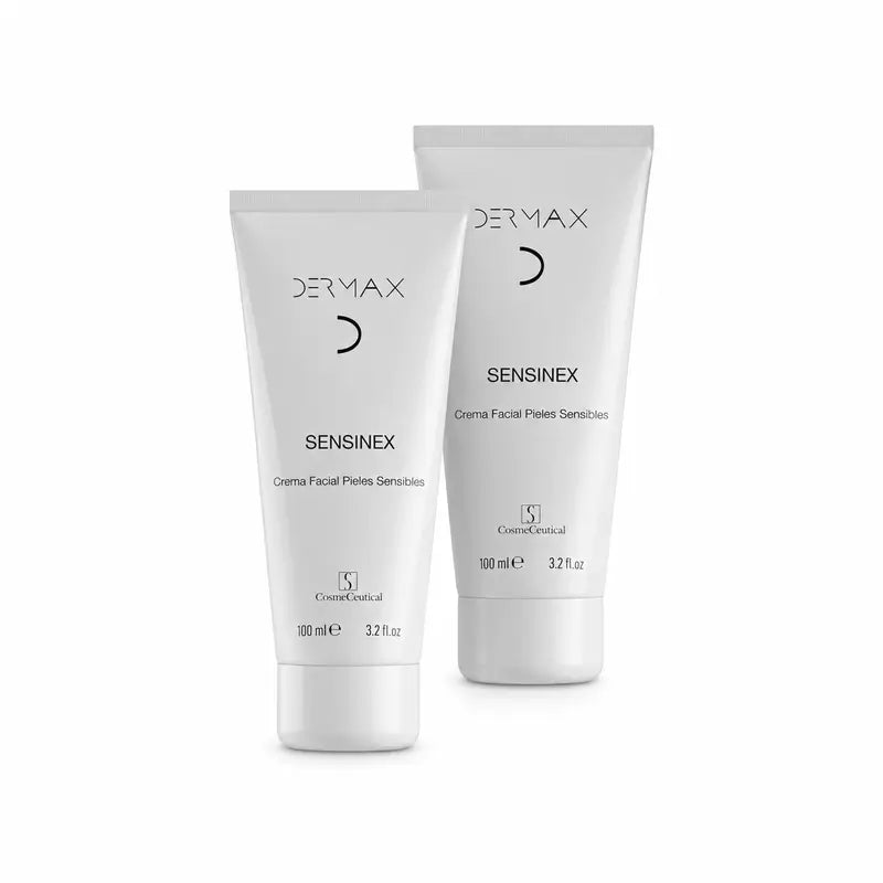 Dermax Sensinex Crema viso per pelli sensibili, confezione da 2 x 100 ml
