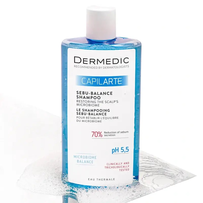Dermedic Capilarte Sebu-Balance Scalp Microbiome Restorative Shampoo, 300 ml
