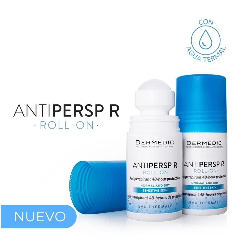 Dermedic Duo Antipersp R Roll-On antitraspirante 48 ore, 2 x 60 ml
