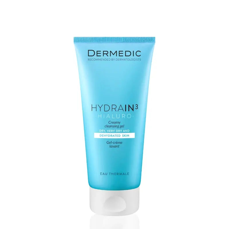 Dermedic Hydrain3 Gel detergente cremoso ialuronico, 200 ml