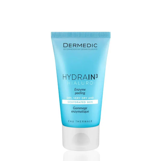 Dermedic Hydrain3 Peeling enzimatico allo ialurone, 50 ml