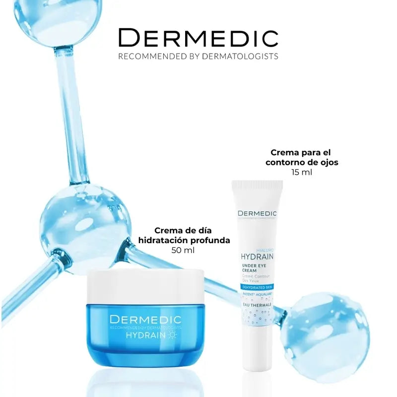Dermedic Pack Hydrain Crema Idratante Profonda + Contorno Occhi , 50 + 15 ml