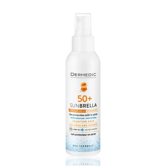 Dermedic Sunbrella Baby Latte di protezione solare spray Spf50+, 150 ml