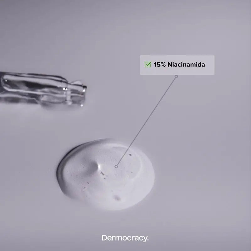 Dermocracy Siero illuminante alla niacinamide 15%, 30 Ml
