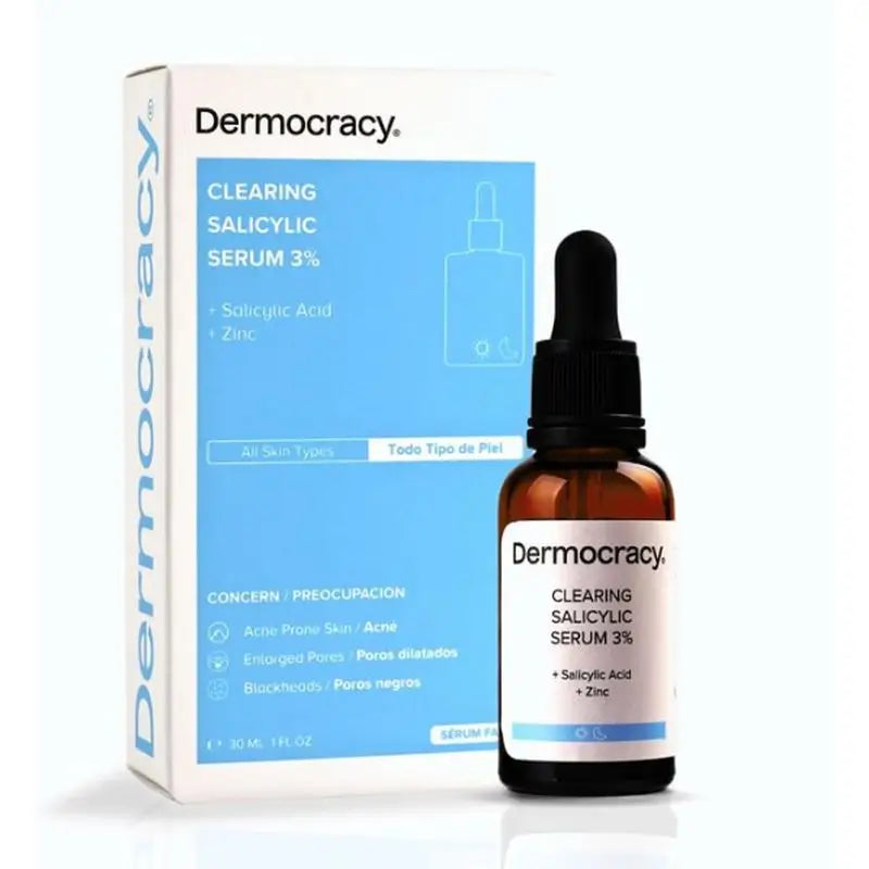 Dermocracy Clearing Salicylic Serum 3% Acido salicilico + Zinco , 30 Ml