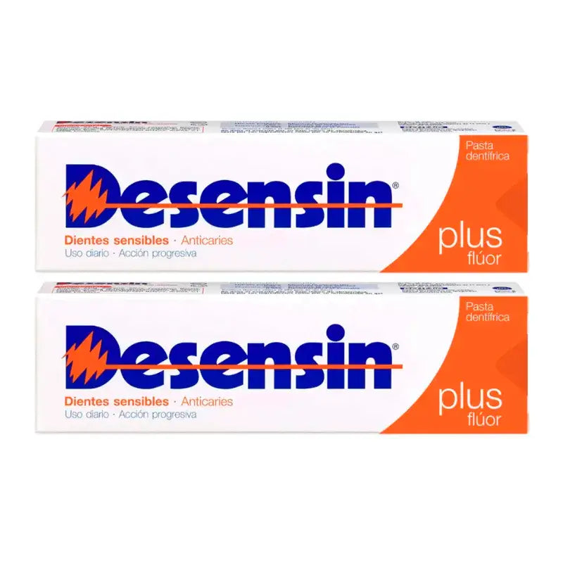 Desensin Duplo Denti Sensibili Dentifricio Anti-Cavità, 2 x 125 Ml