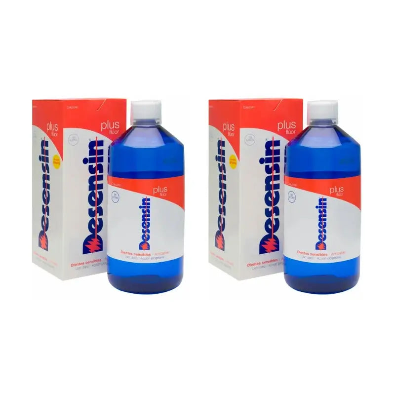 Desensin Plus Fluor Collutorio, 2X500 Ml