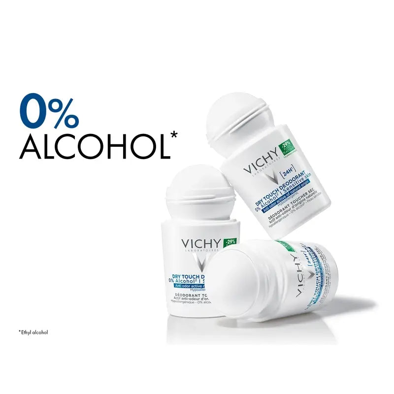 Vichy Deodorante 24H Dry Touch Roll-On 0% Alcool 50 ml