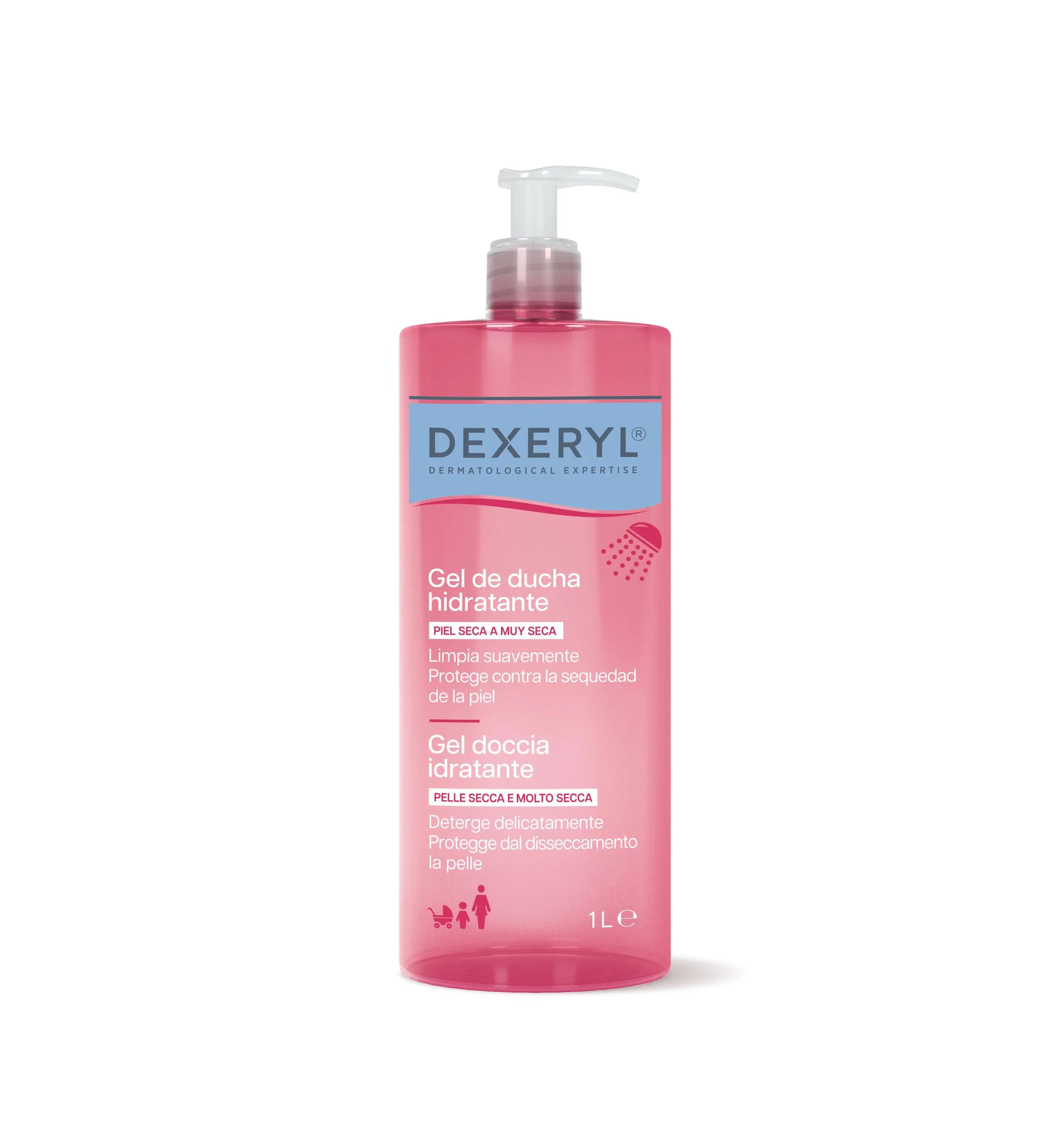 Dexeryl Gel doccia idratante, 1000 ml