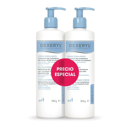 Dexeryl Kit Duo Crema Emolliente , 2 x 500 gr