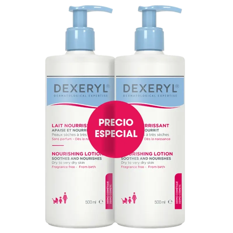 Dexeryl Kit di riparazione Duo Lozione nutriente 500 Ml