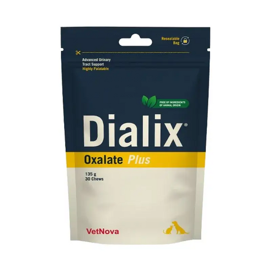 Dialix® Oxalate Plus 30 Masticatori - Nuova Formula Vegana, 135 grammi