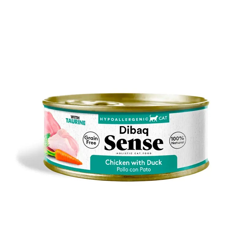 Dibaq Sense Wet Cat Food: Chicken and Duck, 12 x 70 g