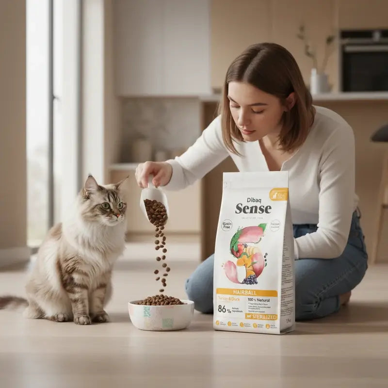 Dibaq Sense Grain-Free Hairball Cat Food, 6 kg