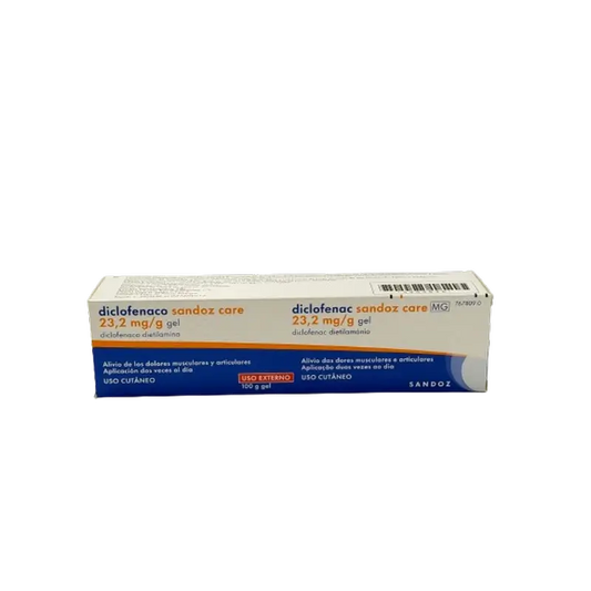 Diclofenac Sandoz Care 23,2 Mg / G Diclofenac Dietilamina Gel, 100 grammi