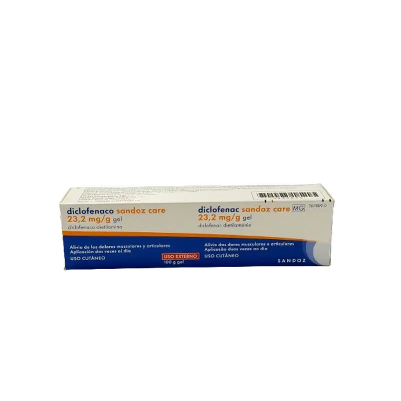Diclofenac Sandoz Care 23,2 Mg / G Diclofenac Dietilamina Gel, 100 grammi