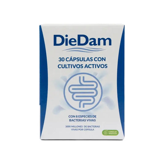 Diedam Probiotico in capsule enteriche - Lactobacilli, Bifidobatteri e Inulina