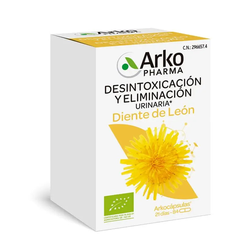 Arkocápsulas Dandelion Bio 84 Capsules Arkopharma
