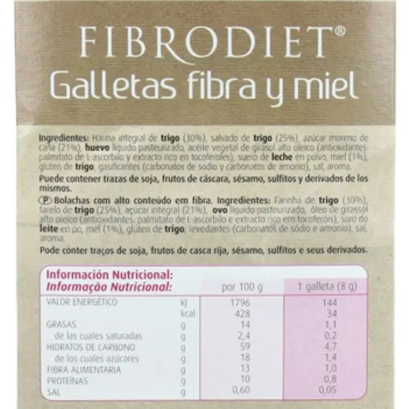 Dietisa (Dielisa) Biscotti per la dieta Fibrodiet 1Kg.