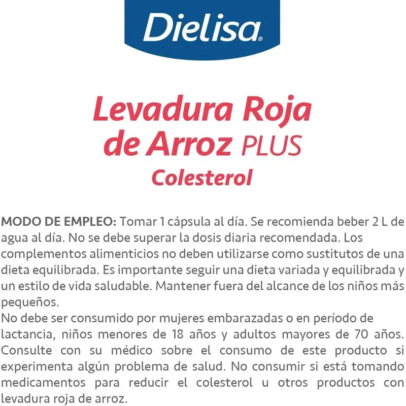 Dietisa Dts Lievito di Riso Rosso Plus , 60 capsule