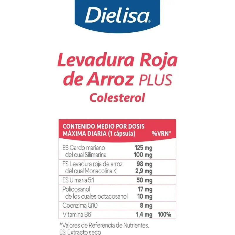 Dietisa Lievito di riso rosso Plus , 30 capsule