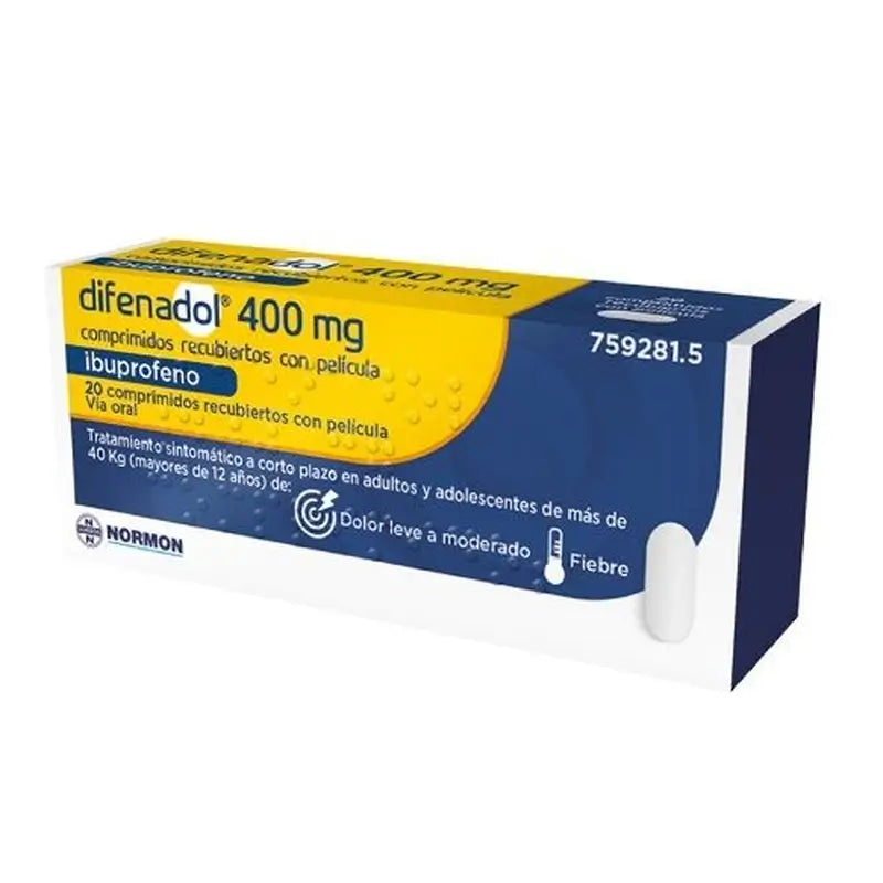 Difenadolo 400 mg, 20 compresse rivestite con film