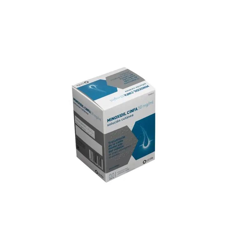 Cinfa Minoxidil 50 Mg/Ml Soluzione Cutanea 2 Flaconi, 120 ml