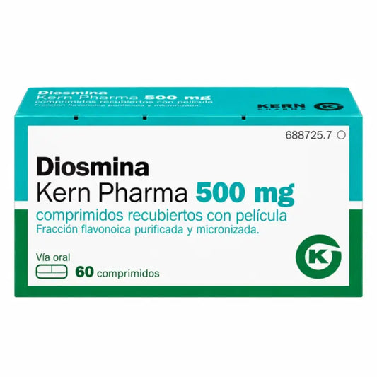 Diosmina Kern Pharma 500 mg, 60 compresse rivestite con film